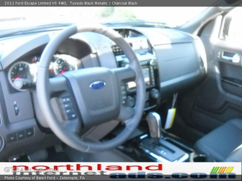 Tuxedo Black Metallic / Charcoal Black 2011 Ford Escape Limited V6 4WD