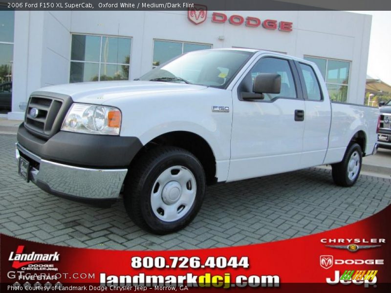 Oxford White / Medium/Dark Flint 2006 Ford F150 XL SuperCab