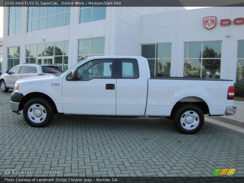 Oxford White / Medium/Dark Flint 2006 Ford F150 XL SuperCab