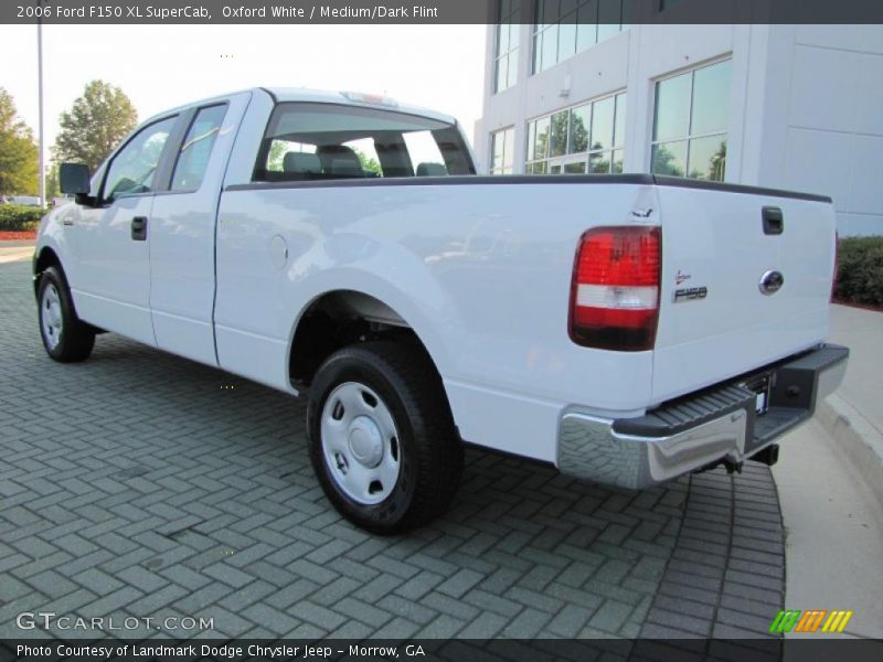 Oxford White / Medium/Dark Flint 2006 Ford F150 XL SuperCab