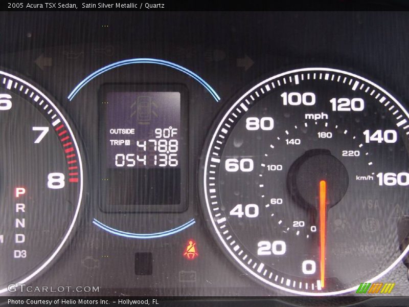Satin Silver Metallic / Quartz 2005 Acura TSX Sedan