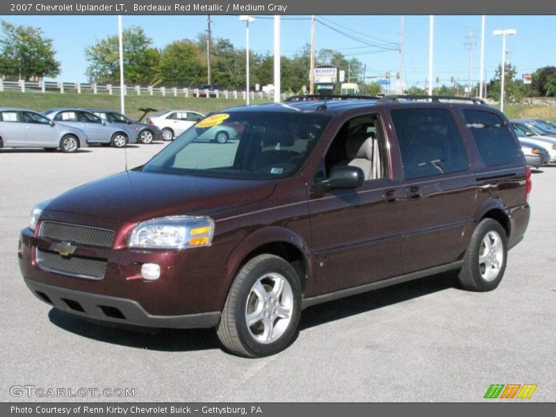 Bordeaux Red Metallic / Medium Gray 2007 Chevrolet Uplander LT