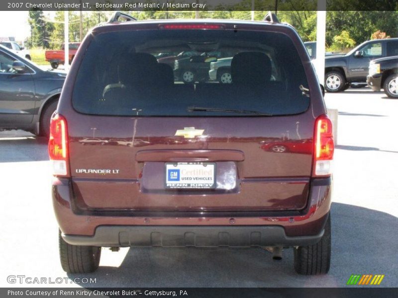 Bordeaux Red Metallic / Medium Gray 2007 Chevrolet Uplander LT