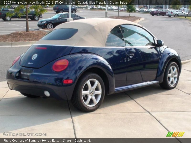 Galactic Blue Metallic / Cream Beige 2005 Volkswagen New Beetle GLS 1.8T Convertible