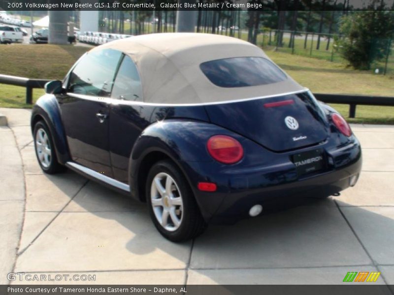 Galactic Blue Metallic / Cream Beige 2005 Volkswagen New Beetle GLS 1.8T Convertible