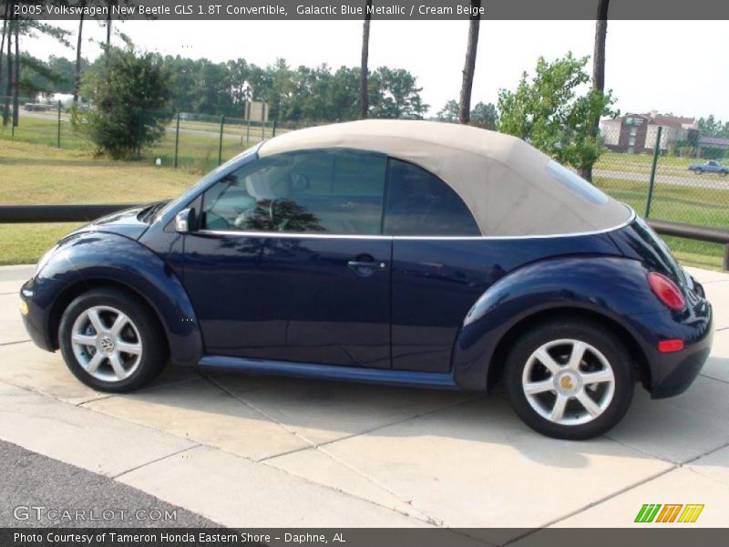 Galactic Blue Metallic / Cream Beige 2005 Volkswagen New Beetle GLS 1.8T Convertible