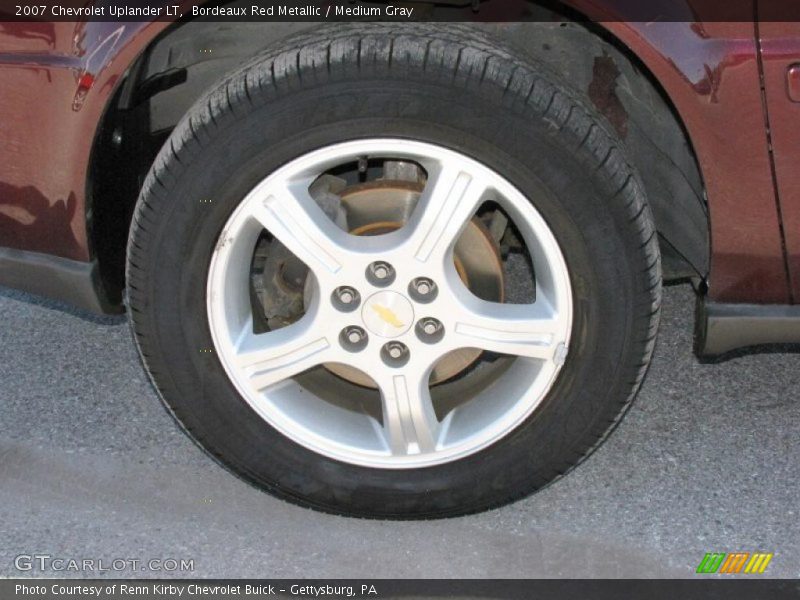 Bordeaux Red Metallic / Medium Gray 2007 Chevrolet Uplander LT
