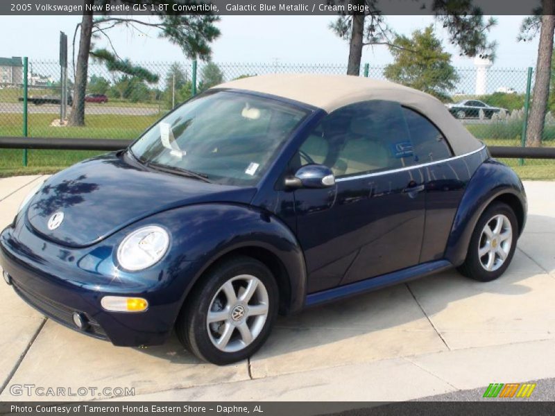 Galactic Blue Metallic / Cream Beige 2005 Volkswagen New Beetle GLS 1.8T Convertible