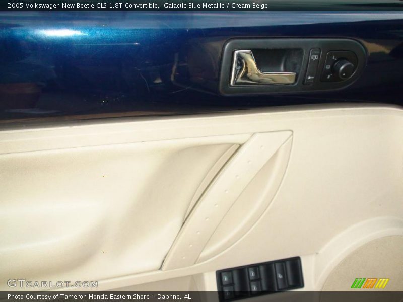 Galactic Blue Metallic / Cream Beige 2005 Volkswagen New Beetle GLS 1.8T Convertible