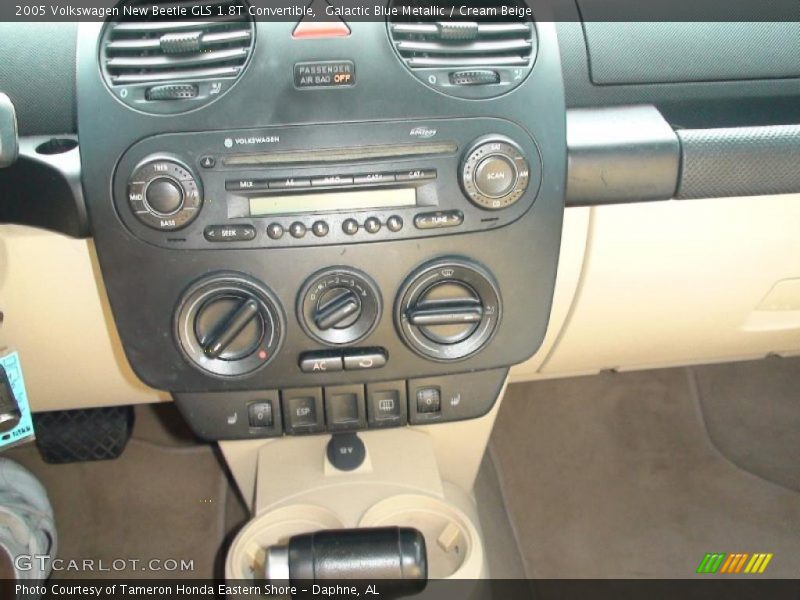 Galactic Blue Metallic / Cream Beige 2005 Volkswagen New Beetle GLS 1.8T Convertible