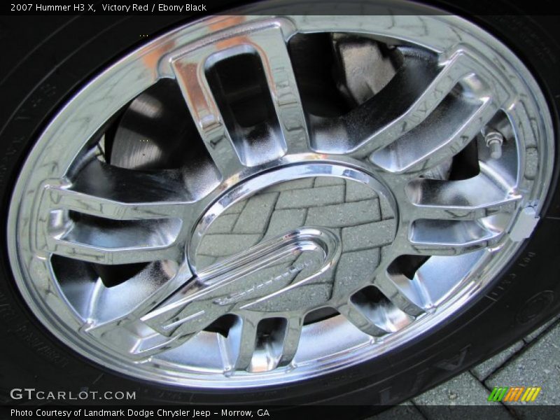Victory Red / Ebony Black 2007 Hummer H3 X