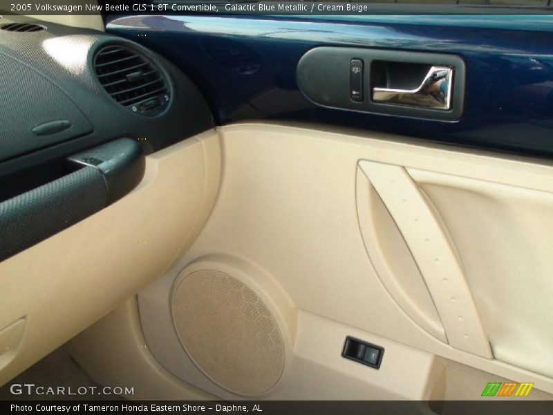 Galactic Blue Metallic / Cream Beige 2005 Volkswagen New Beetle GLS 1.8T Convertible