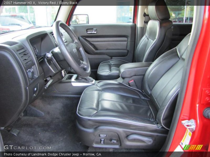 Victory Red / Ebony Black 2007 Hummer H3 X