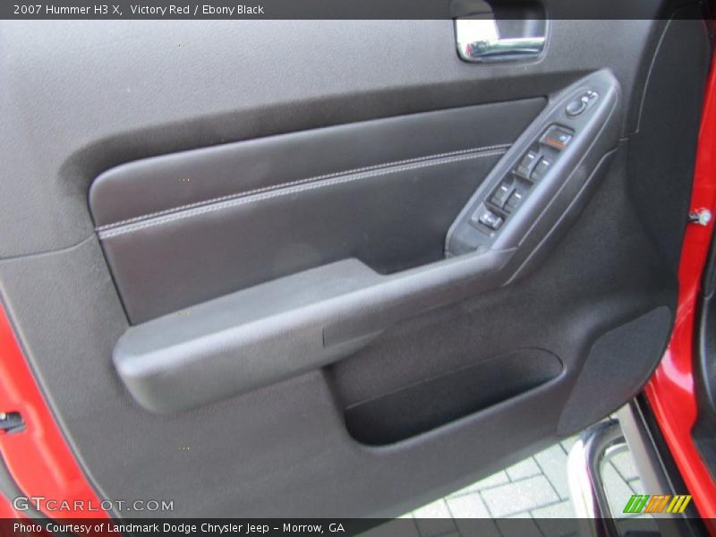 Victory Red / Ebony Black 2007 Hummer H3 X