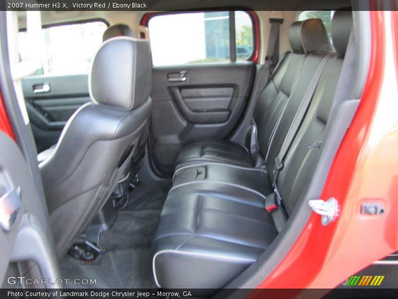 Victory Red / Ebony Black 2007 Hummer H3 X