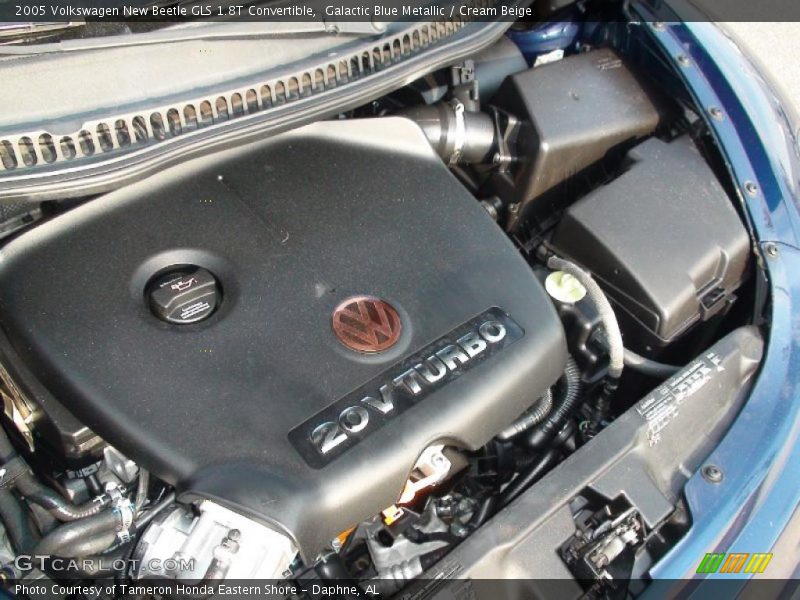 Galactic Blue Metallic / Cream Beige 2005 Volkswagen New Beetle GLS 1.8T Convertible