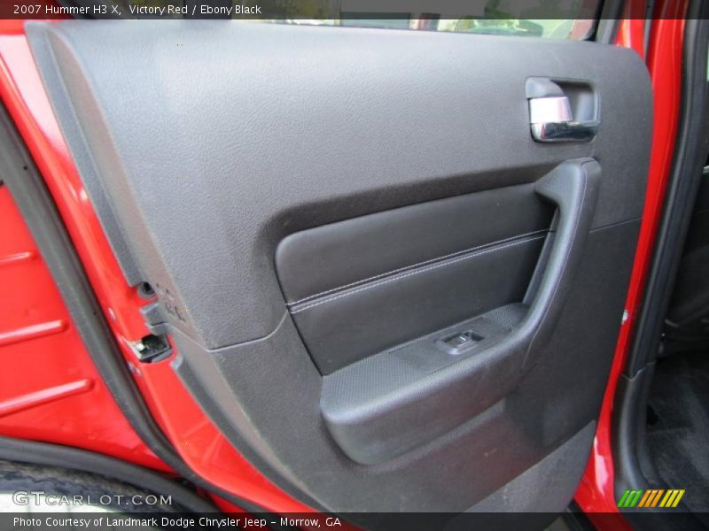 Victory Red / Ebony Black 2007 Hummer H3 X