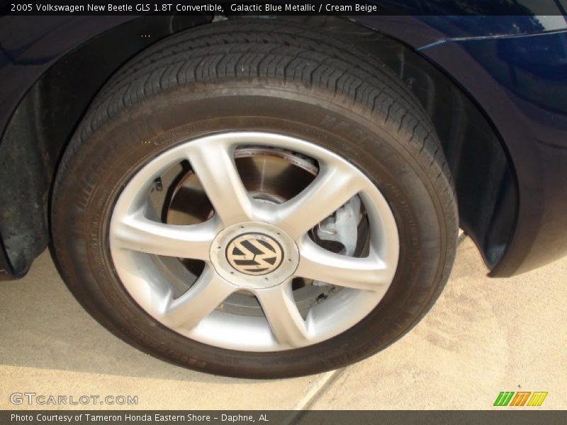 Galactic Blue Metallic / Cream Beige 2005 Volkswagen New Beetle GLS 1.8T Convertible