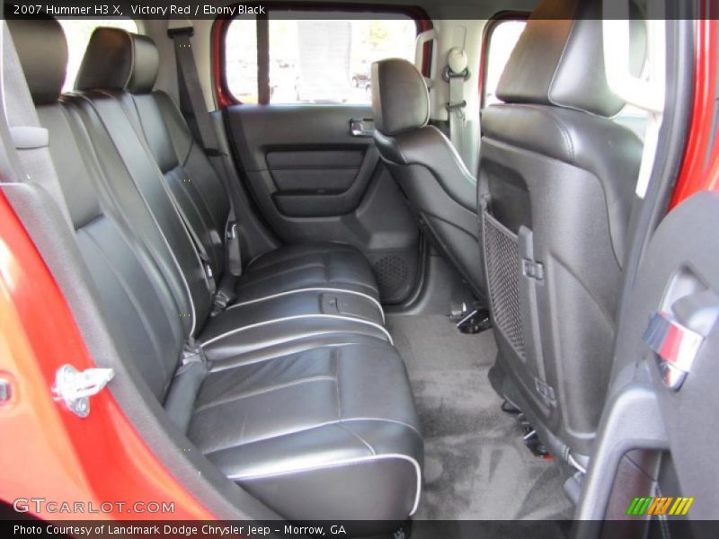 Victory Red / Ebony Black 2007 Hummer H3 X