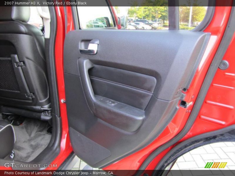 Victory Red / Ebony Black 2007 Hummer H3 X