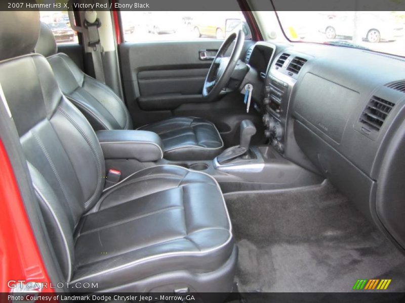 Victory Red / Ebony Black 2007 Hummer H3 X