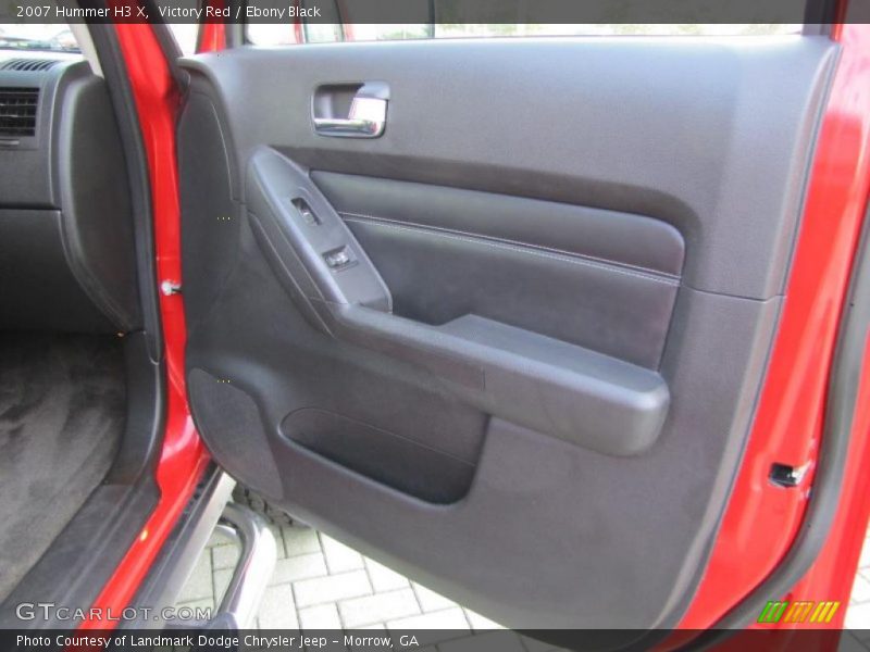 Victory Red / Ebony Black 2007 Hummer H3 X