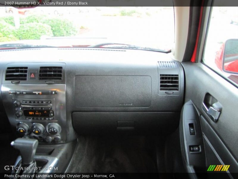 Victory Red / Ebony Black 2007 Hummer H3 X