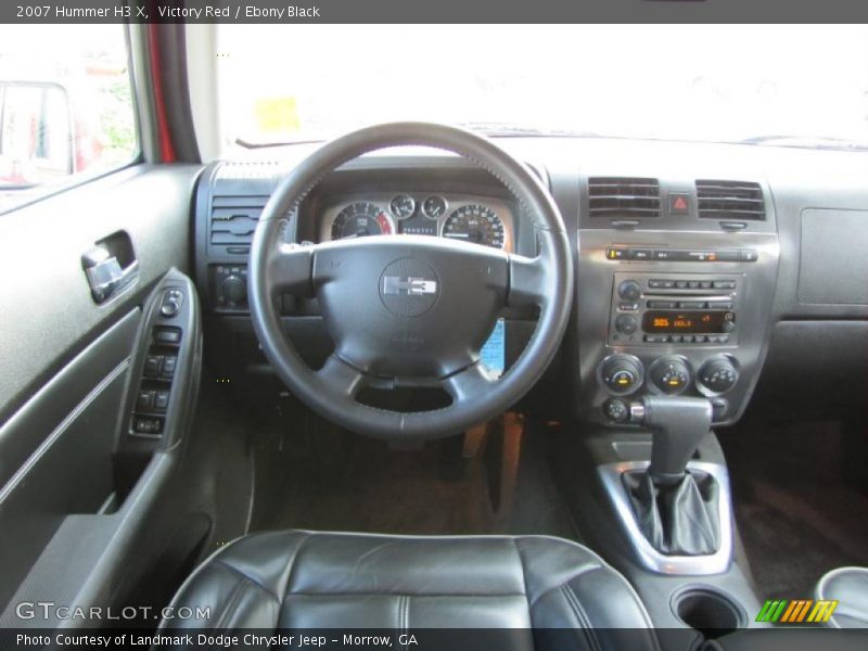 Victory Red / Ebony Black 2007 Hummer H3 X