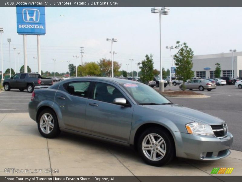 Silver Steel Metallic / Dark Slate Gray 2009 Dodge Avenger R/T