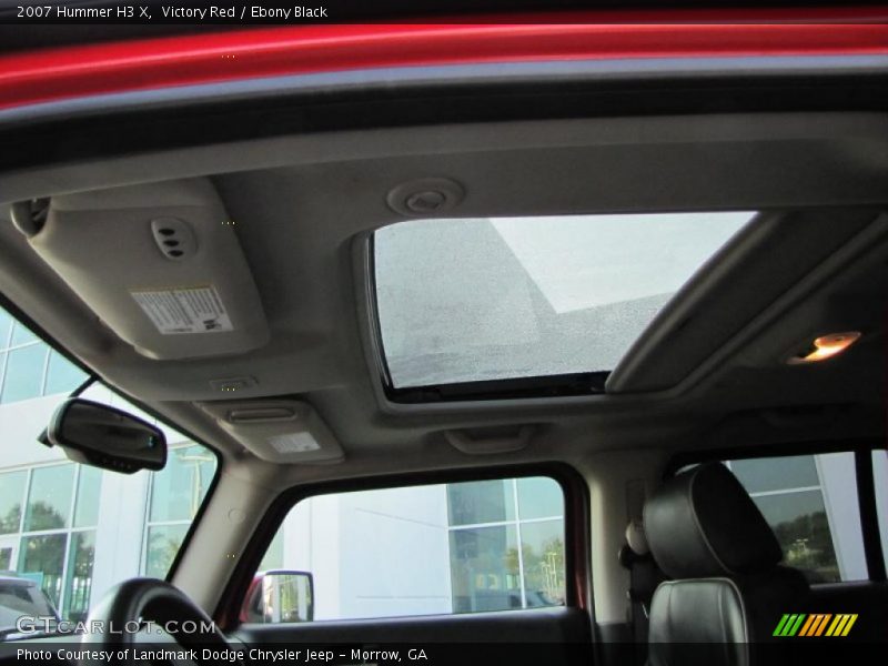 Victory Red / Ebony Black 2007 Hummer H3 X