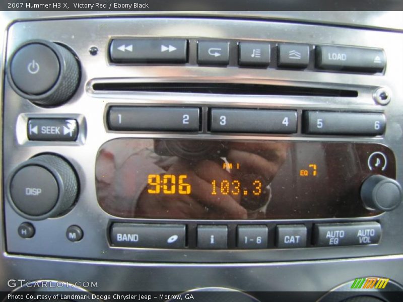 Victory Red / Ebony Black 2007 Hummer H3 X