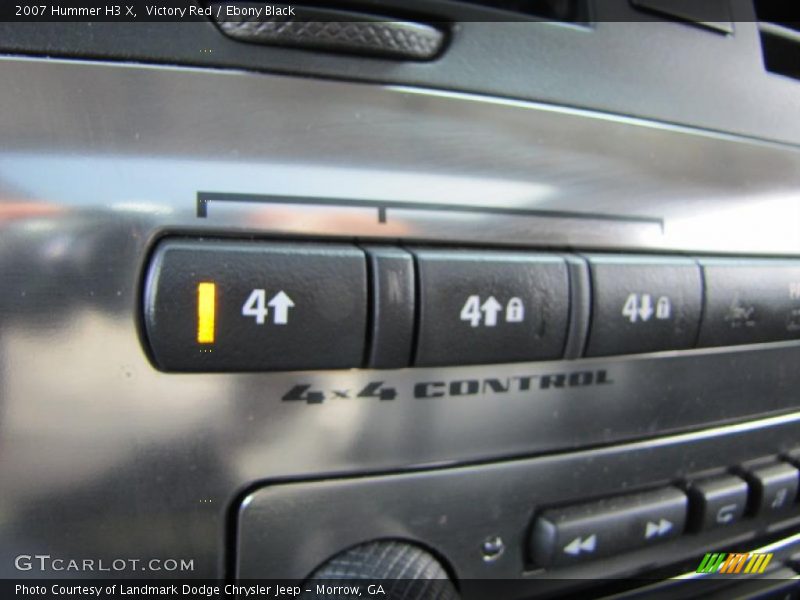Victory Red / Ebony Black 2007 Hummer H3 X