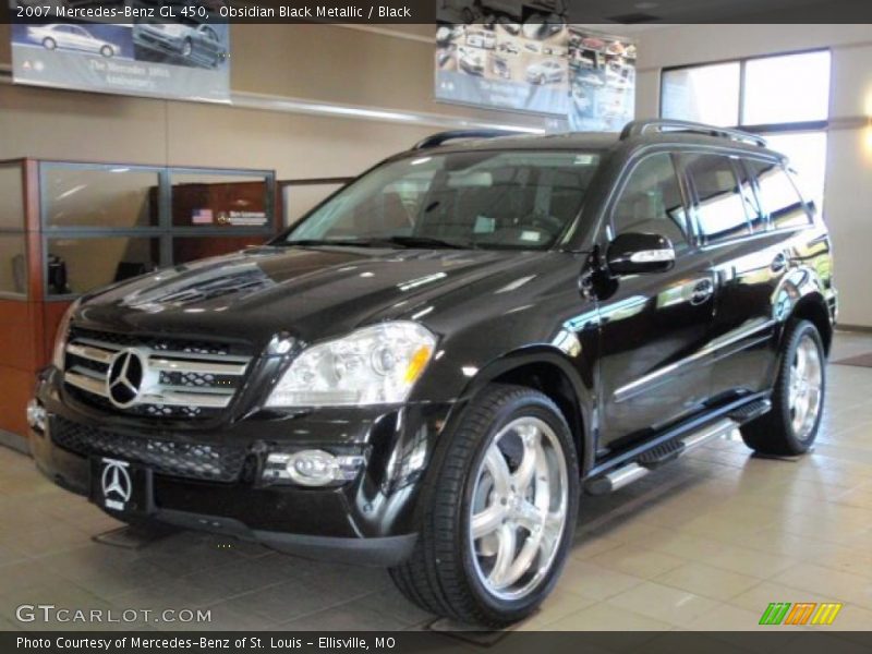 Obsidian Black Metallic / Black 2007 Mercedes-Benz GL 450