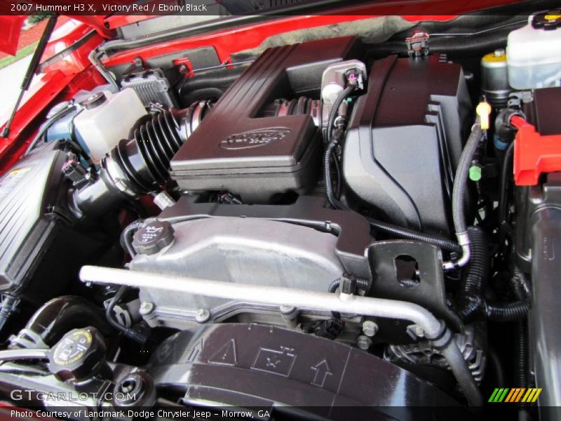 Victory Red / Ebony Black 2007 Hummer H3 X