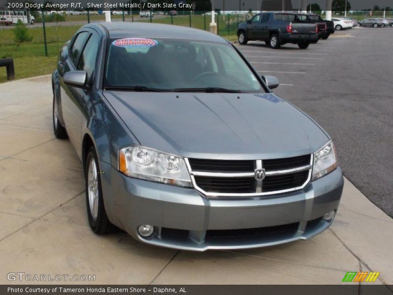 Silver Steel Metallic / Dark Slate Gray 2009 Dodge Avenger R/T