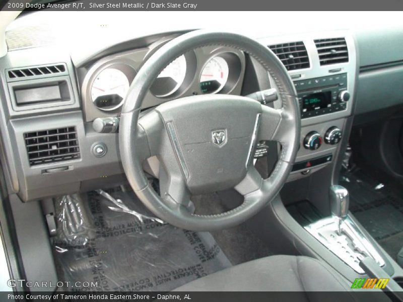 Silver Steel Metallic / Dark Slate Gray 2009 Dodge Avenger R/T
