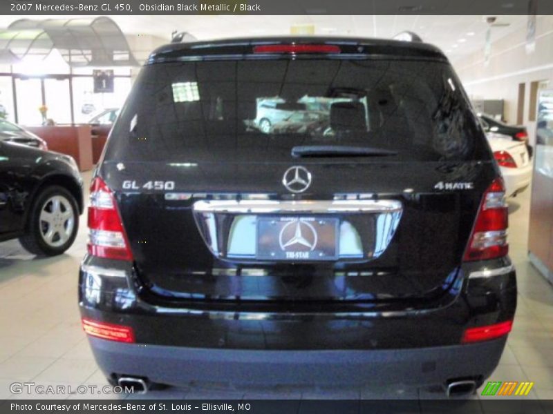 Obsidian Black Metallic / Black 2007 Mercedes-Benz GL 450