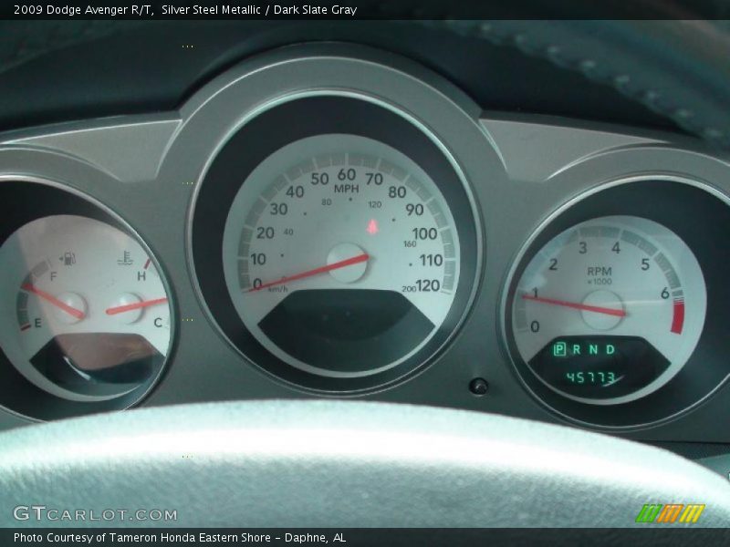 Silver Steel Metallic / Dark Slate Gray 2009 Dodge Avenger R/T