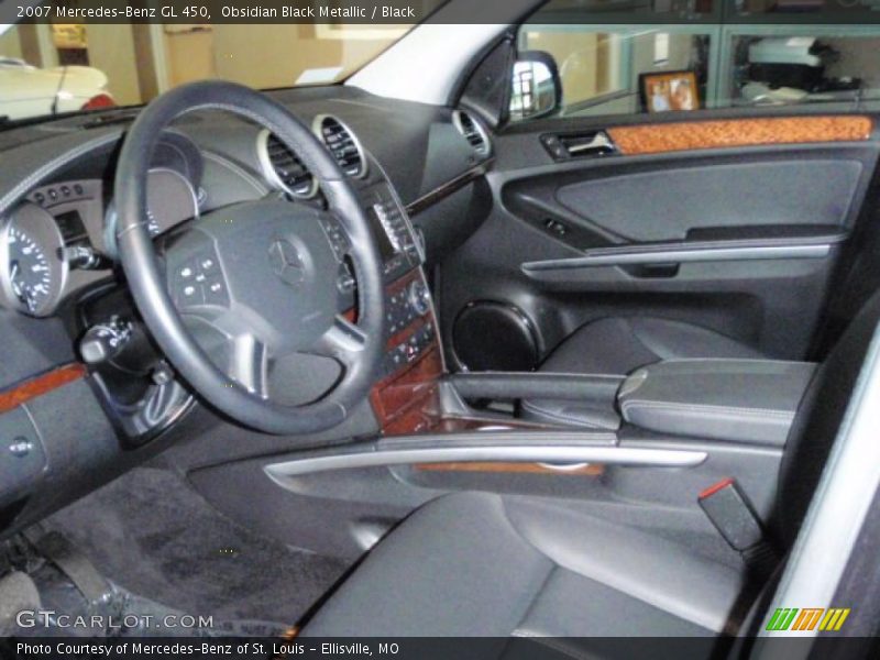 Obsidian Black Metallic / Black 2007 Mercedes-Benz GL 450