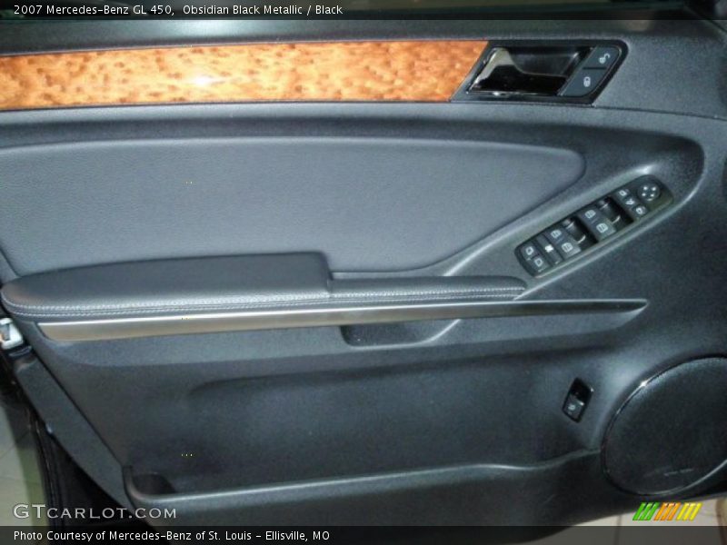 Obsidian Black Metallic / Black 2007 Mercedes-Benz GL 450