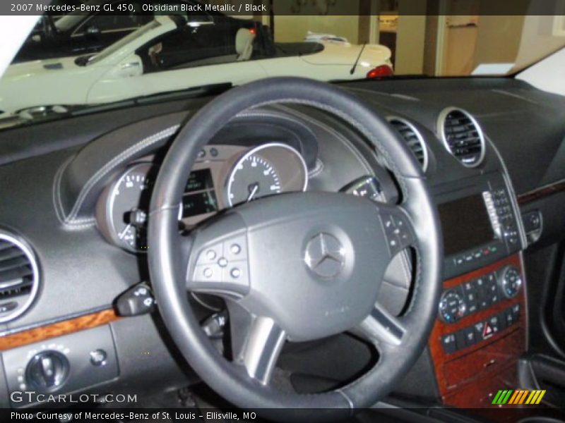 Obsidian Black Metallic / Black 2007 Mercedes-Benz GL 450