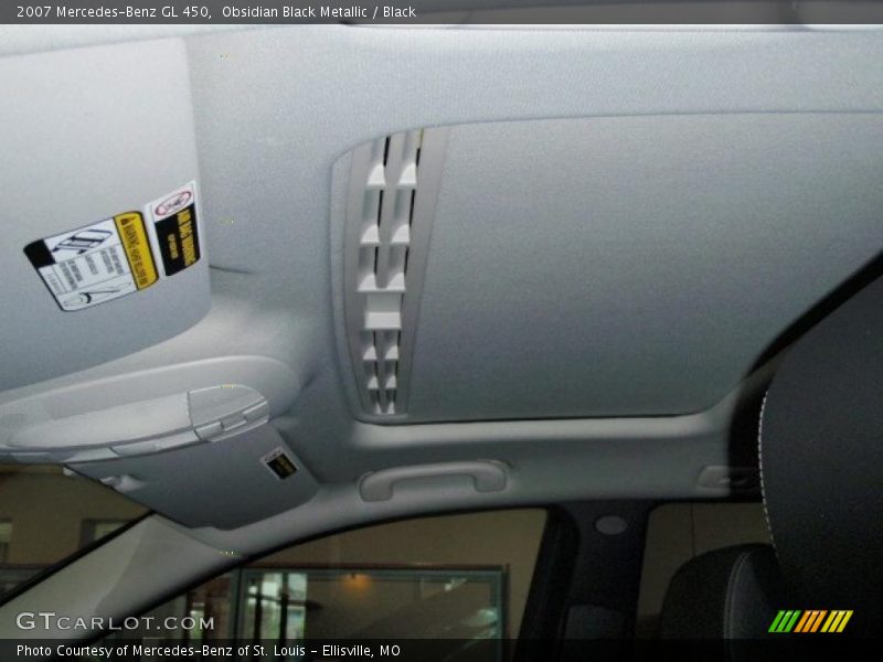 Obsidian Black Metallic / Black 2007 Mercedes-Benz GL 450