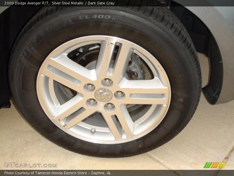 Silver Steel Metallic / Dark Slate Gray 2009 Dodge Avenger R/T