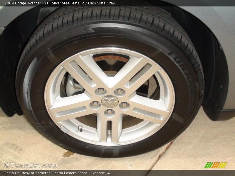 Silver Steel Metallic / Dark Slate Gray 2009 Dodge Avenger R/T