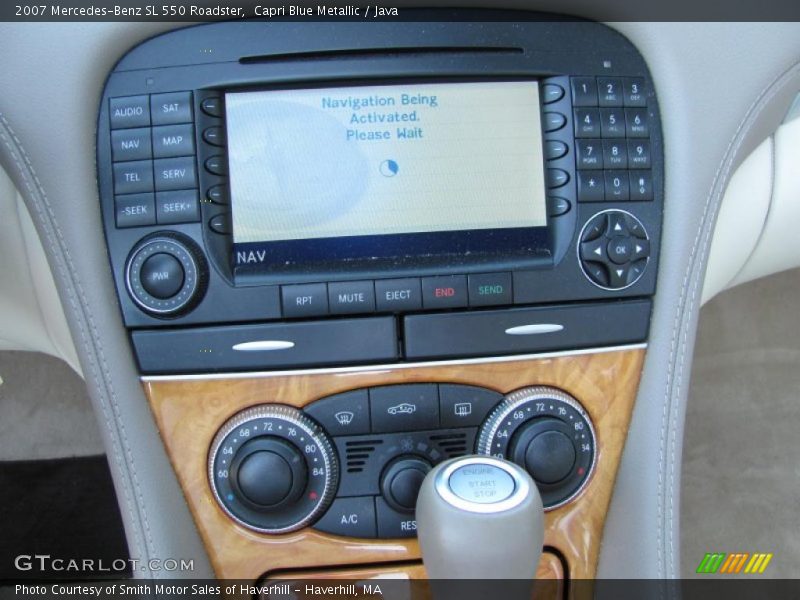 Capri Blue Metallic / Java 2007 Mercedes-Benz SL 550 Roadster