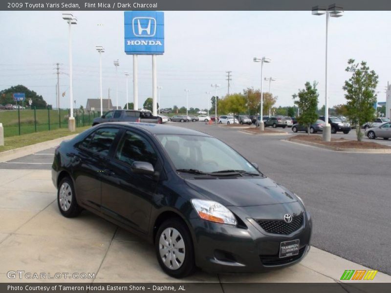 Flint Mica / Dark Charcoal 2009 Toyota Yaris Sedan