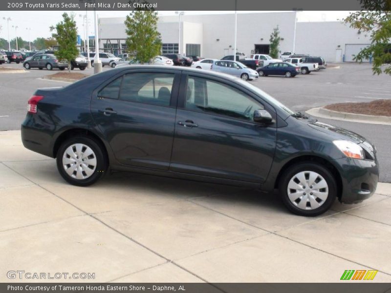 Flint Mica / Dark Charcoal 2009 Toyota Yaris Sedan