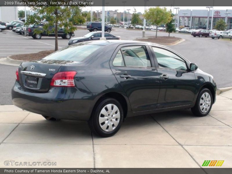 Flint Mica / Dark Charcoal 2009 Toyota Yaris Sedan