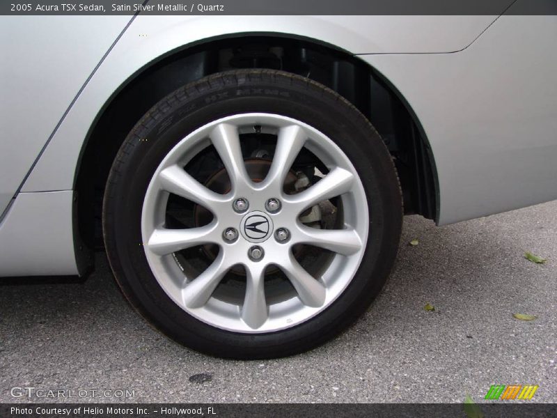 Satin Silver Metallic / Quartz 2005 Acura TSX Sedan