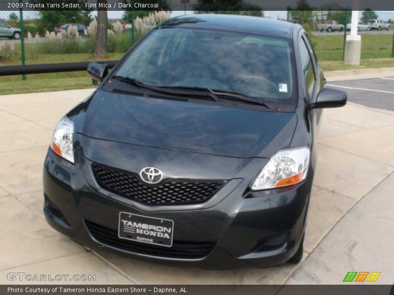 Flint Mica / Dark Charcoal 2009 Toyota Yaris Sedan
